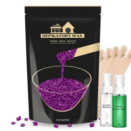 Lifestance Painless 1LB Per Bag Various Colors Depilatory Brazilian Sugar Beads Hard Wax Beans Hair Removal Wax Cera DepilatoriaFragrance: Dark Green Sandalwood