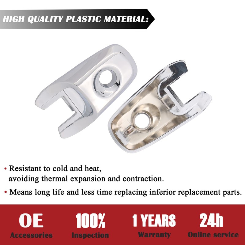 TQPONLY Exterior Door Handle Lock Cylinder Cap Compatible with 2008-2019