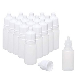 50 Pcs/Set Lab Dropping Bottles,Squeezable Plastic Liquid Dropper Bottles,Empty Eye Liquid Bottles,Eye Droppers Bottles,Travel Bottles & Containers (15ml)