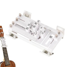 Guitar Aid Chord Trainer, Guitar Chord Learning Starter，Guitar Learning Accessories for Beginners Friends Learn to Play Guitar Quickly (White)