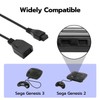 Mcbazel 2 Packs 1.8m/6ft Controller Extension Cable for Sega Genesis