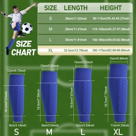 Mens Football Shin Guards, Protective Shin Pad Sleeves with Anti Slip Strip Elastic Ankle Sleeves for Football Games Leg Calf Protective Gear Climbing Cycling Collision Avoidance (L)