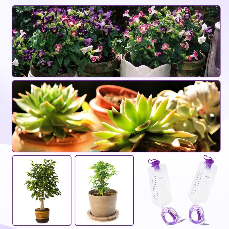 2Pcs Plant Drip Bag, Water Drip Bags, Automatic Plant Watering