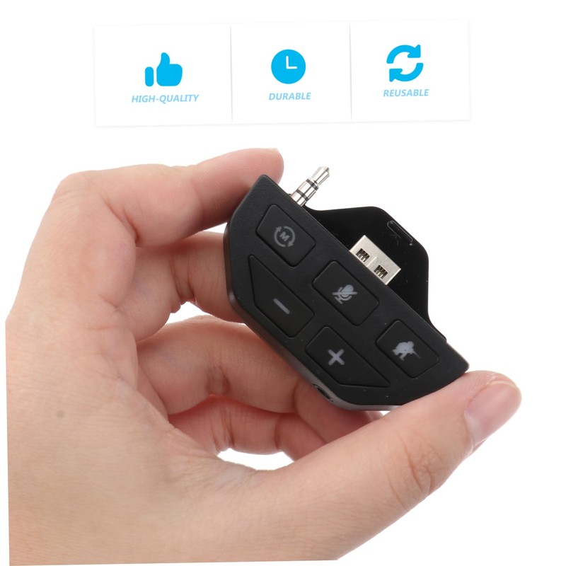 Gatuida 1pc Stereo Headset Adapter for Controller Material Lightweight Design