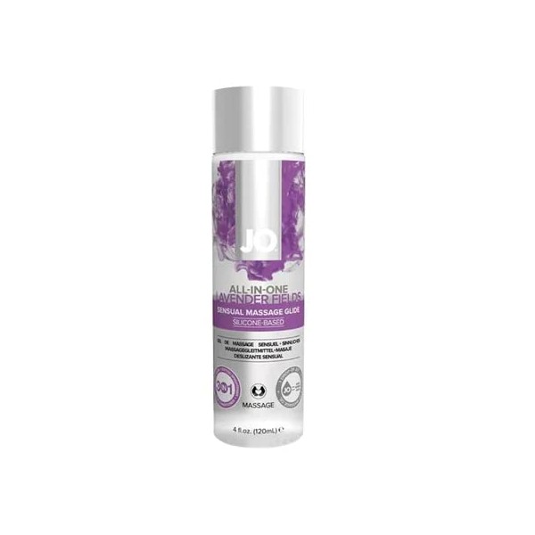 System Jo Sensual Massage Oil, Lavender, 4.5-Ounces Bottle