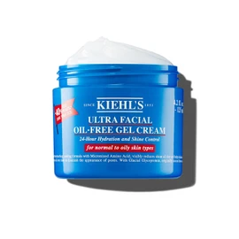 KIEHL'S Ultra Facial Oil-Free Gel Cream, 125 ml, Refreshing Face Cream for Oily Skin, Up to 24 Hours Moisturising Gel Cream, Shine Softening and Cooling