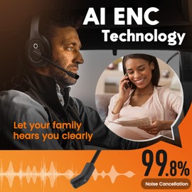 Trucker - Auriculares Bluetooth con micrófono inalámbricos