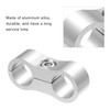 X AUTOHAUX 8pcs Car AN4 11mm Hose Separator Clamp Fitting