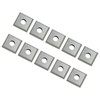 FOXBC 12mm x 12mm x 1.5mm Square Corners Carbide Inserts