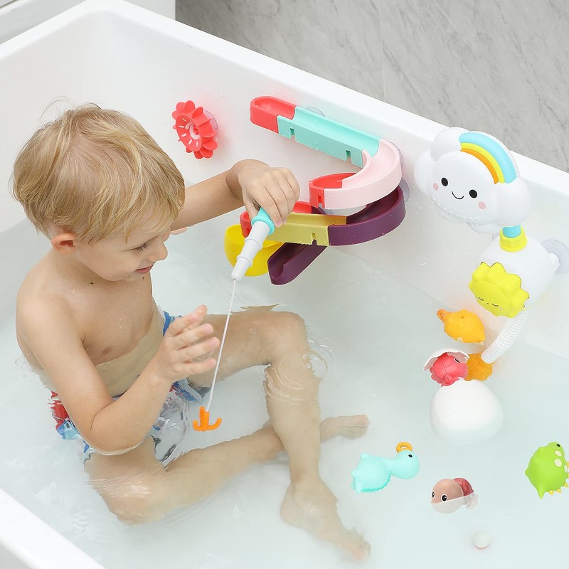 33 PCS Bath Toys for Toddlers and Babies, Bathtub Toy