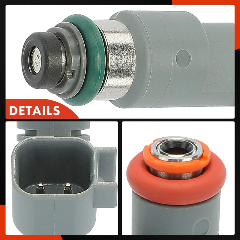 A-Premium Set of 4 Fuel Injectors Compatible with Saab 9-3