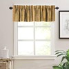 ZhiRain Bamboo Valance Curtain Forest Tree Nature Image Asian Themed