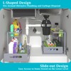 REALINN Under Sink Organizer, Pull Out Cabinet Organizer 2 Tier