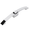 RV Push Button Pull Handle Latch Lock Arc Shape Glossy