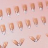 Nail Tip, Long Almond, 24 Pieces, Nail Tip, False Nail,