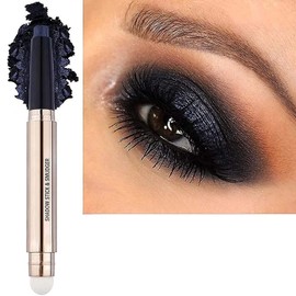 LGSZGDCN Eyeshadow stick and Makeup Brush Smooth Cream Shimmer Pencil Long Lasting Waterproof Buildable Eye Shadow Makeup Hypoallergenic Highlighter Multi-Dimensional eyes Look