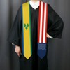 72 Inch St Vincent Flag and USA Flag Graduation Sash