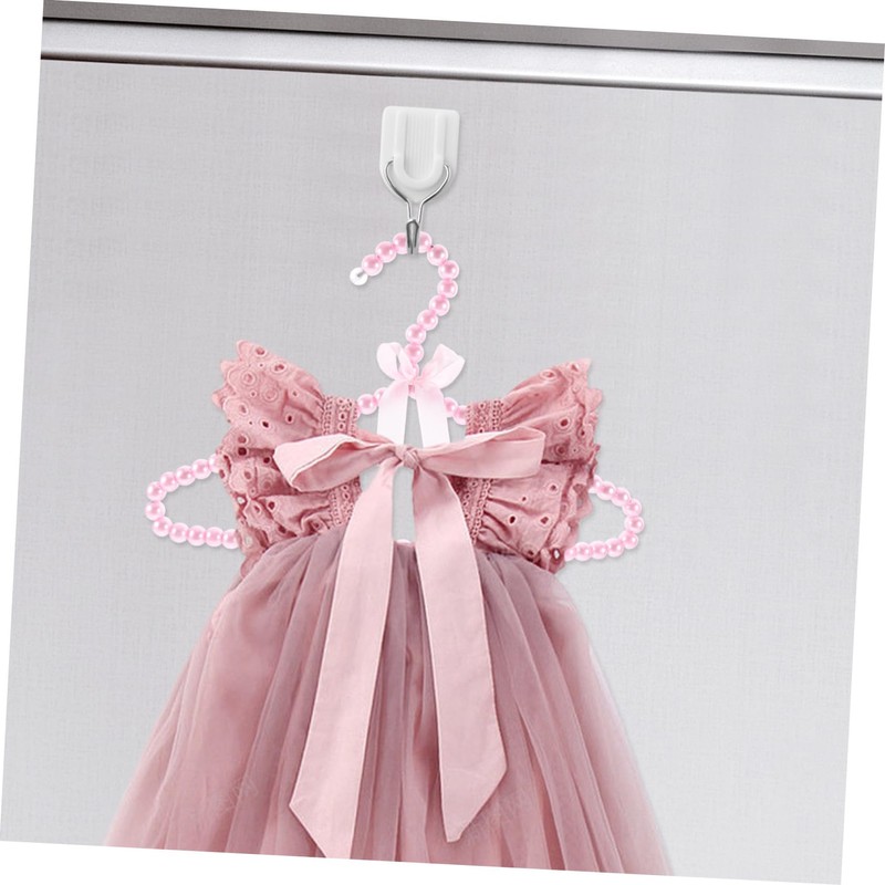 Gatuida 2pcs Pearl Hangers Mini Clothes Hangers for Decorative and