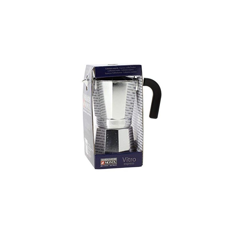 Monix Vitro Express | 9 Cup Aluminium Coffee Maker Suitable