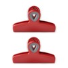 HIC Kitchen Large Heavy-Duty Clips, Soft-Grip Handles, Set of 2