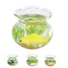4pcs 1:12 Scale Miniature Glass Goldfish Bowl DIY Fish Bowl