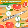 Reluen Stainless Steel Grapefruit Knife Curved Knife - Grapefruit Knife