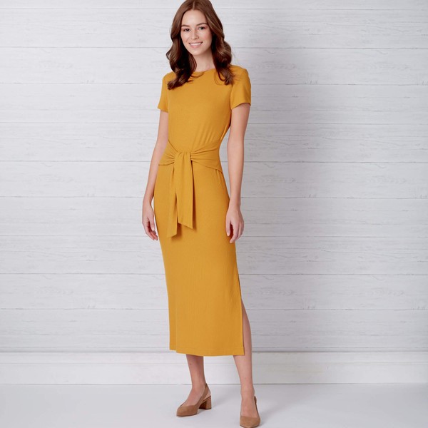 New Look Sewing Pattern N6650 Misses' Knit Dress with Sleeve