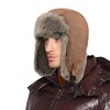 Clakllie Waterproof Aviator Bomber Hats Cold Weather Hunting Trapper Hat