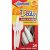 Diamond Assorted Heavyduty Tableware, 24 Count