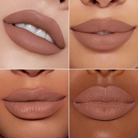 MAKI YIKA - Lápiz labial color marrón de larga duración para mujer | Lápiz labial líquido mate a prueba de transferencia libre de crueldad, color de l