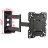 VideoSecu ML531BE2 TV Wall Mount kit with Free Magnetic Stud