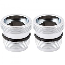 Set of 2 Tap Adapter Hose, Universal Tap Adapter for Fittings, Brass Transition M18.5 to M22, Durable and Compatible