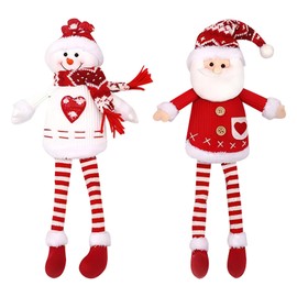 2 PCS Christmas Snowman Doll Curtain Tiebacks Snowman Curtain Buckle Xmas Curtain Holdback Snowman Tieback for Window Decoration X-Mas Curtain Holdback for Home Office Window Decorative