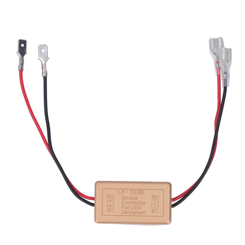 2PCS LED Strobe Controller Car Headlight Signal Light Control Flasher