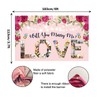 MEFENG Will You Marry Me Photo Backdrop Banner-Rose Diamonds and