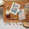 60Pcs Cute Mini Bread Push Pins Fun Food Thumb Tacks