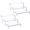 HIIMIEI Acrylic Display Riser, 6 Pcs 9" Large Acrylic Risers,