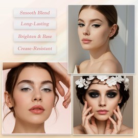Black Matte Single Eyeshadow – Highly Pigmented, Long-Lasting Waterproof Pressed Powder, Smooth Blendable Texture, Hypoallergenic Formula for Smokey Eye Makeup & Sensitive Skin