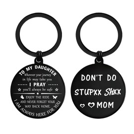 ENGZHI Daughter Gifts from Mom, Teen Girls Keychain for Christmas Birthday Graduation Mothers Day