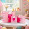 Yiran Rabbit Gift Bag with Pink Gift Ribbon, 3pcs Large