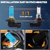 LECCIBUB Fog Light Bulbs Fit For Toyota Land Cruiser 1998-2007,