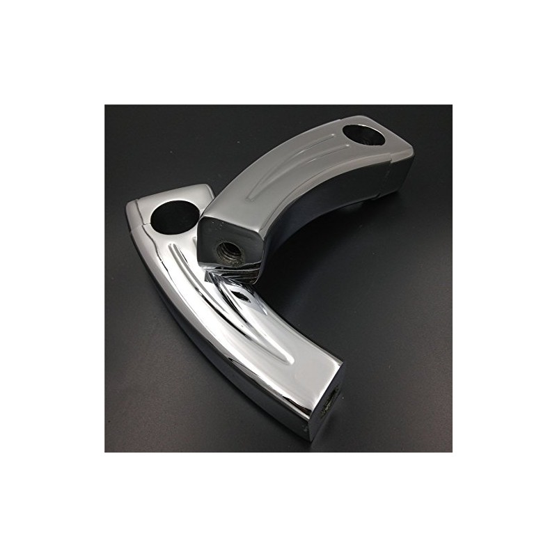 SMT-4.5" Chrome Pullback Handlebar Pullback Risers Compatible With universal bikes