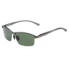 YUELUQU Sports Glasses Polarised Sunglasses for Outdoor Metal Frame UV400