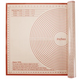 Silicone Pastry Mat 36x24 Inch Nonstick Baking Mat Perfect for Dough Mat, Pastry Board, Dough Rolling Mat, Kneading Board, Pie Crust Mat, Fondant Mat, Pasta/Pizza Mat, Kitchen Counter Mat