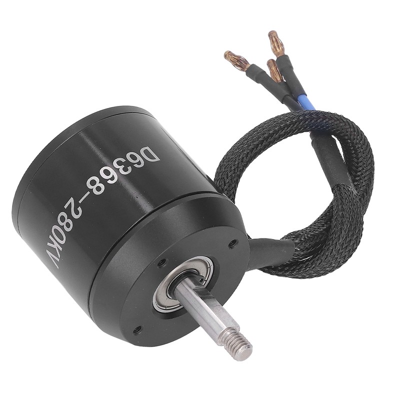 Scooter Brushless Motor 280KV Aluminum Alloy Threaded Shaft Low Noise