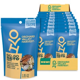 Orchard Valley Harvest Go-Go Keto Mix, 14 Pack (1.85 oz), Dark Chocolate Almonds, Peanuts, Walnuts, And Pecans, Low Carb, Gluten Free, Non-GMO