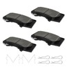 YxpBrake Ceramic Front Brake Pads with Hardware Fit for Toyota
