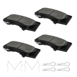 YxpBrake Ceramic Front Brake Pads with Hardware Fit for Toyota Tacoma 2005-2021, Tundra, Sequoia 2004-2007, 4Runner 2003-2020, Fj Cruiser 2007-2014, Lexus GX460 2010-2021, GX470 2003-2009