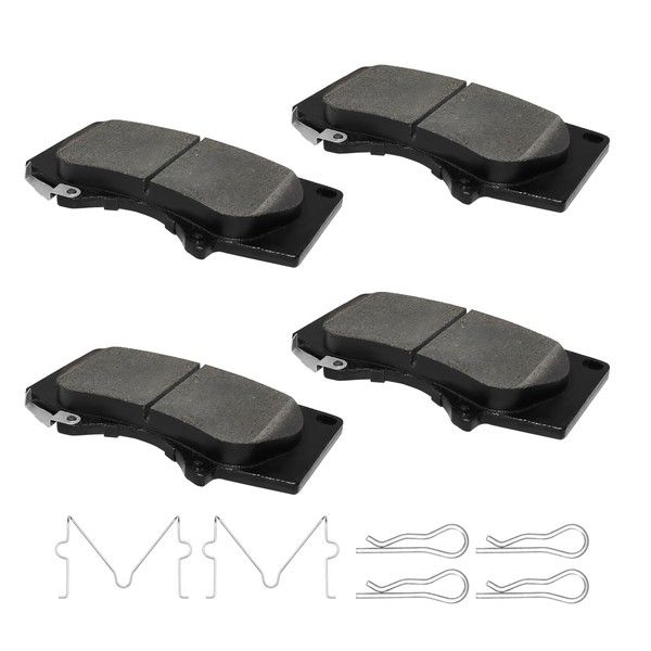 YxpBrake Ceramic Front Brake Pads with Hardware Fit for Toyota