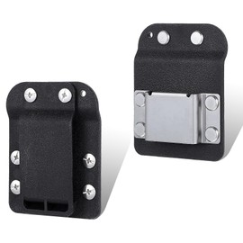 Tape Measure Belt Clip Tape Measure Holder Drill Holders for Tool Belt-Simple Hook Accessories Suitable Measuring Tapes Cordless Drills Impact Driver Nailer Men Stainless Steel 3.31 × 2.60 × 0.98"